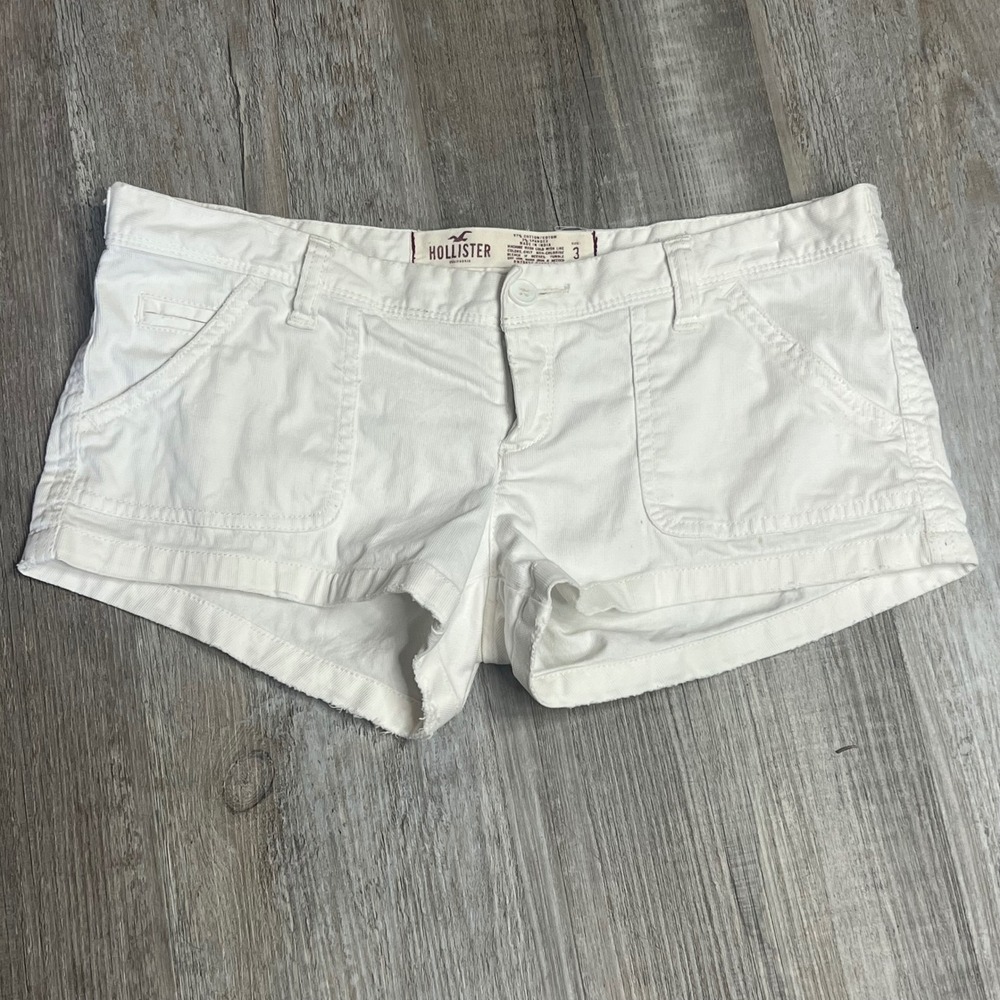 Hollister White Jean Shorts for Women